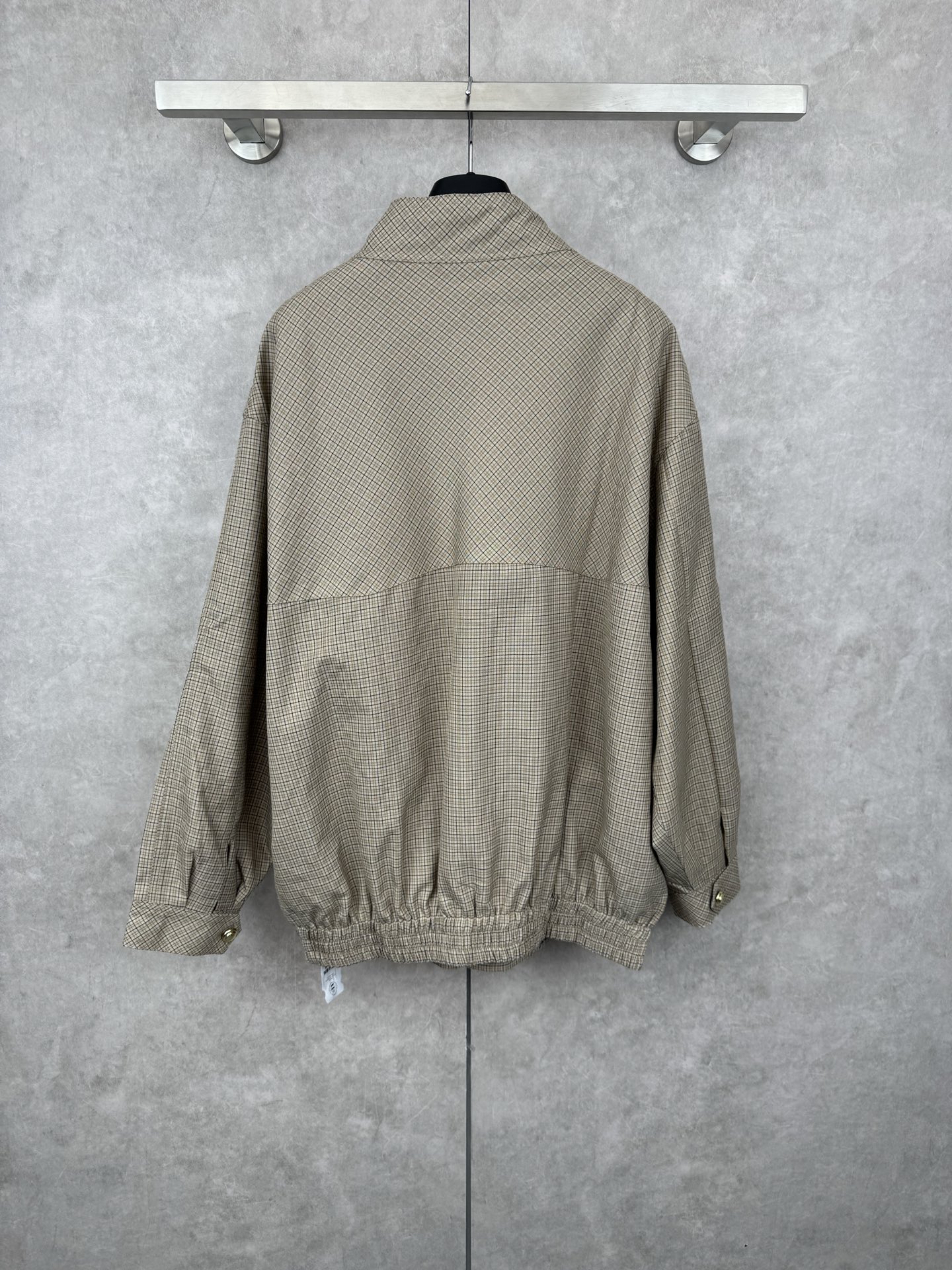 Miu Miu Checkered Waist-Cinched Jacket