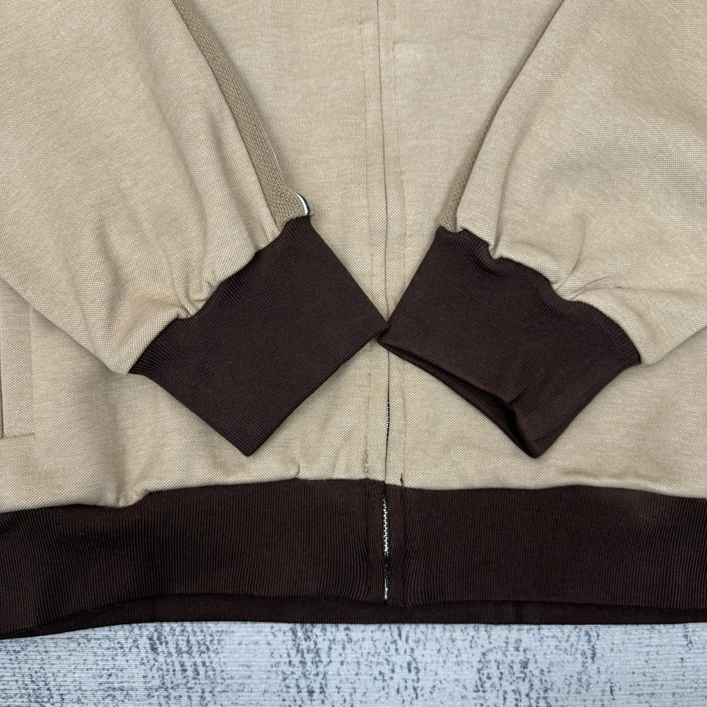 Miu Miu Plain Knit Zip-Up Sweatshirt