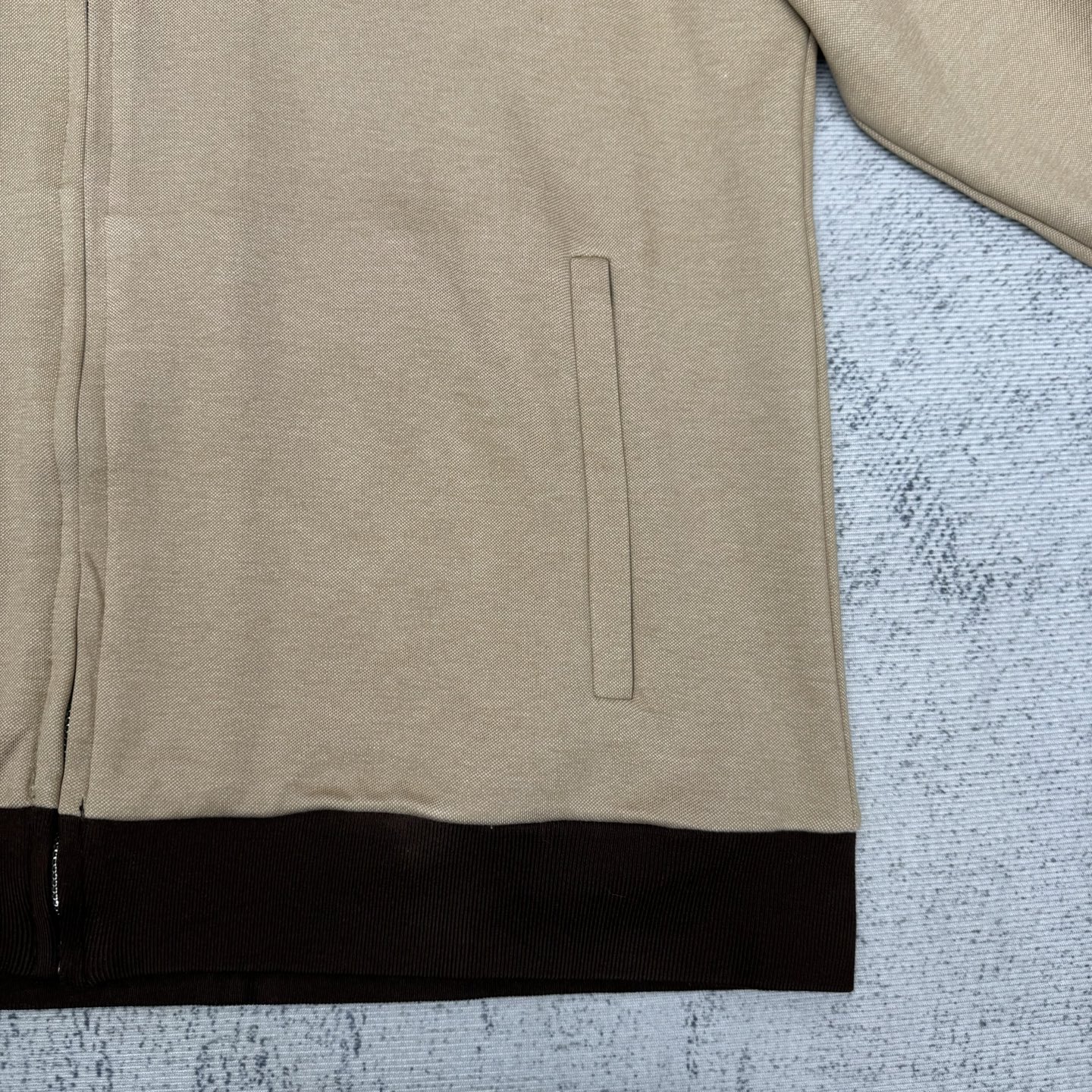 Miu Miu Plain Knit Zip-Up Sweatshirt