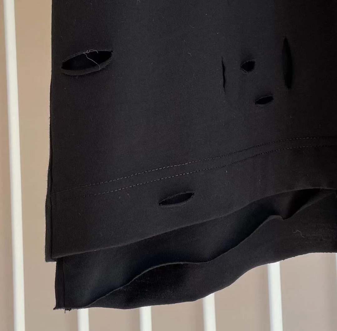 Givenchy Distressed Logo Oversized T-Shirt