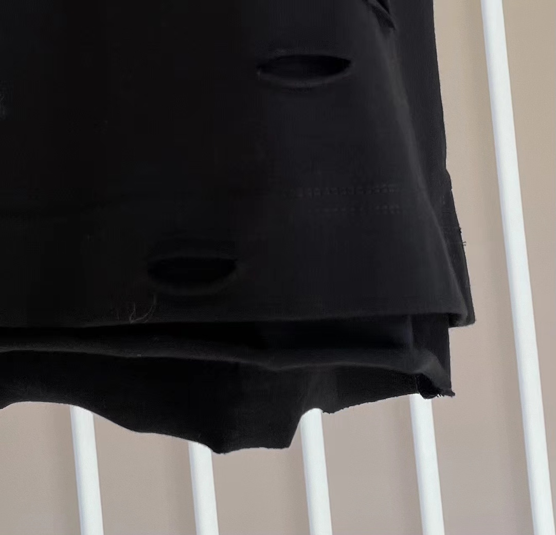 Givenchy Distressed Logo Oversized T-Shirt