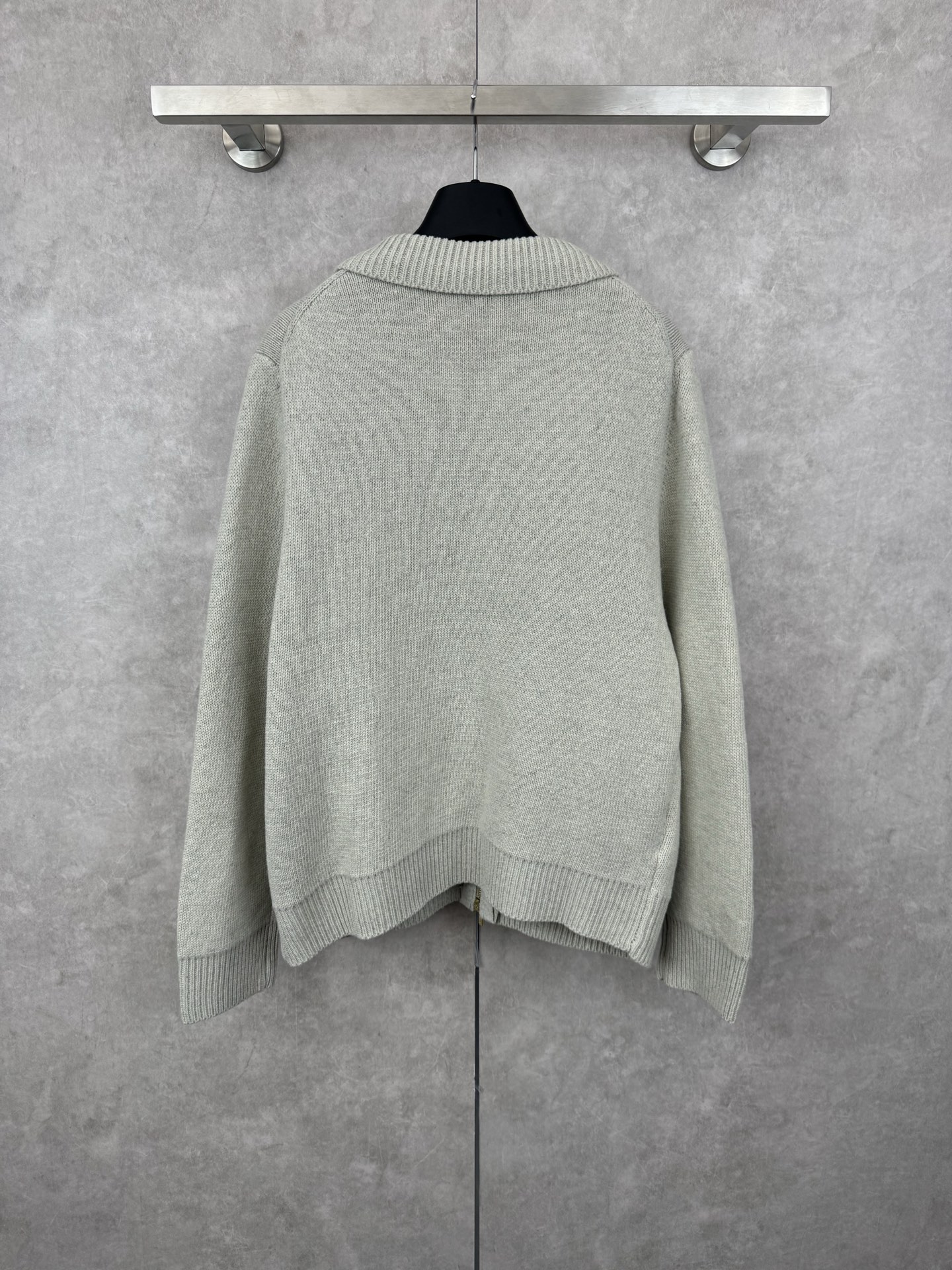 Miu Miu 25FW Wool Zip-Up Sweater