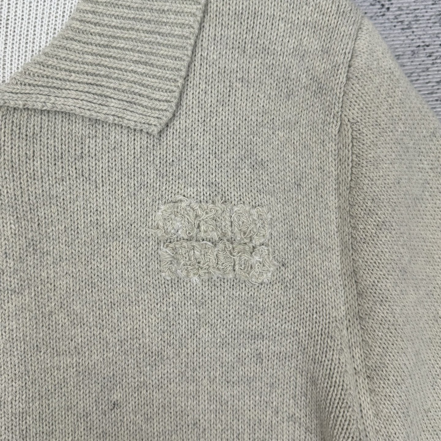 Miu Miu 25FW Wool Zip-Up Sweater