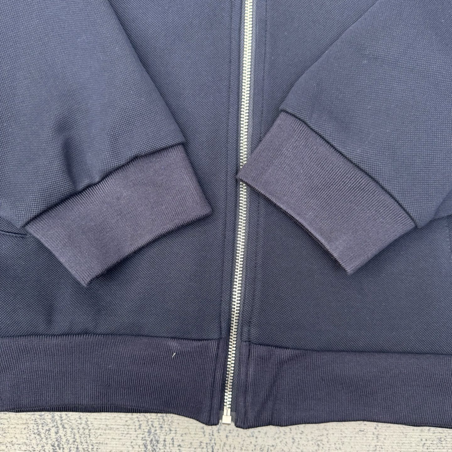 Miu Miu 25SS Letter-Embroidered Piqué Collared Jacket