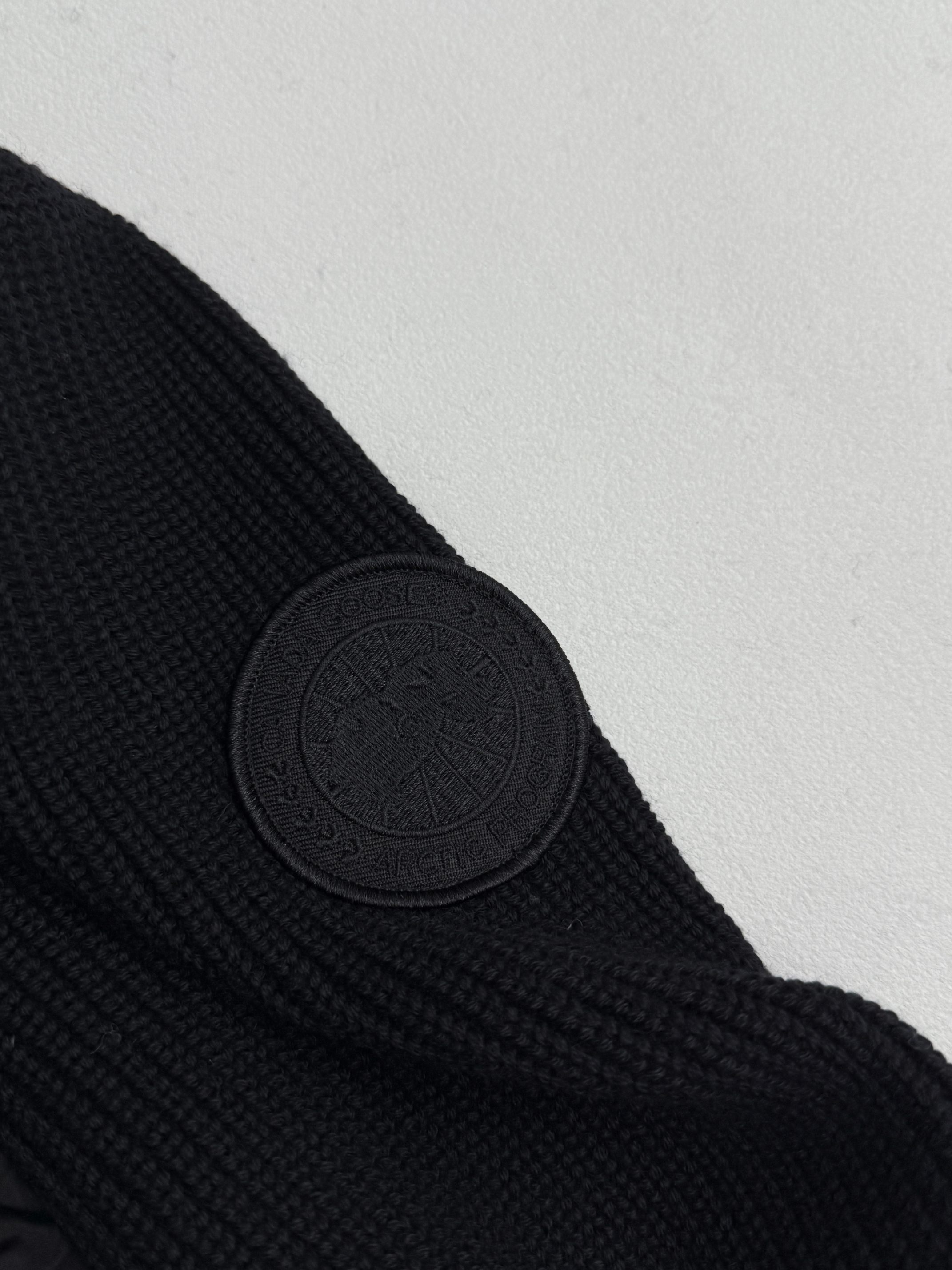 Canada Goose Black Label Knit Paneled Unisex Down Jacket