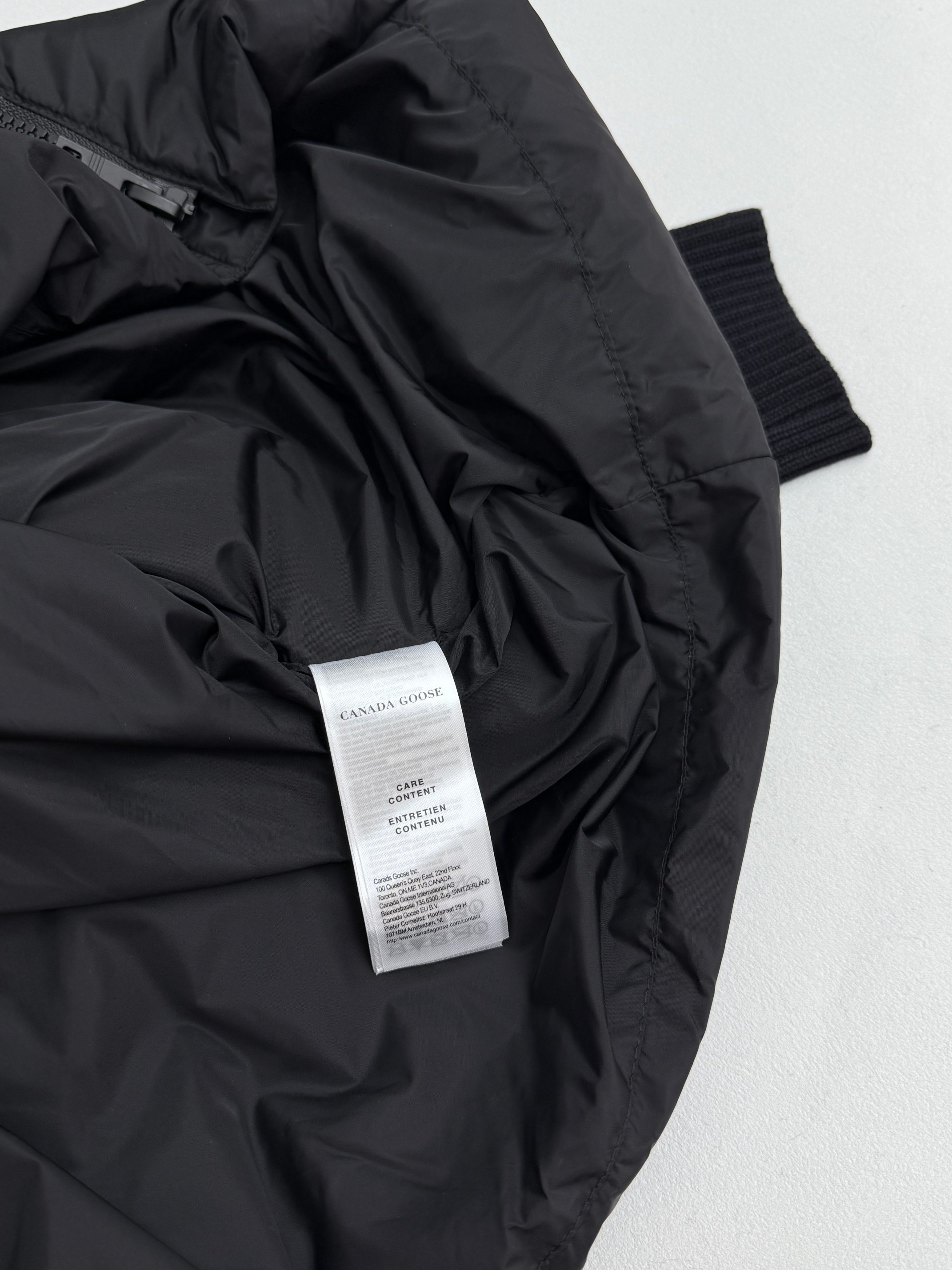 Canada Goose Black Label Knit Paneled Unisex Down Jacket