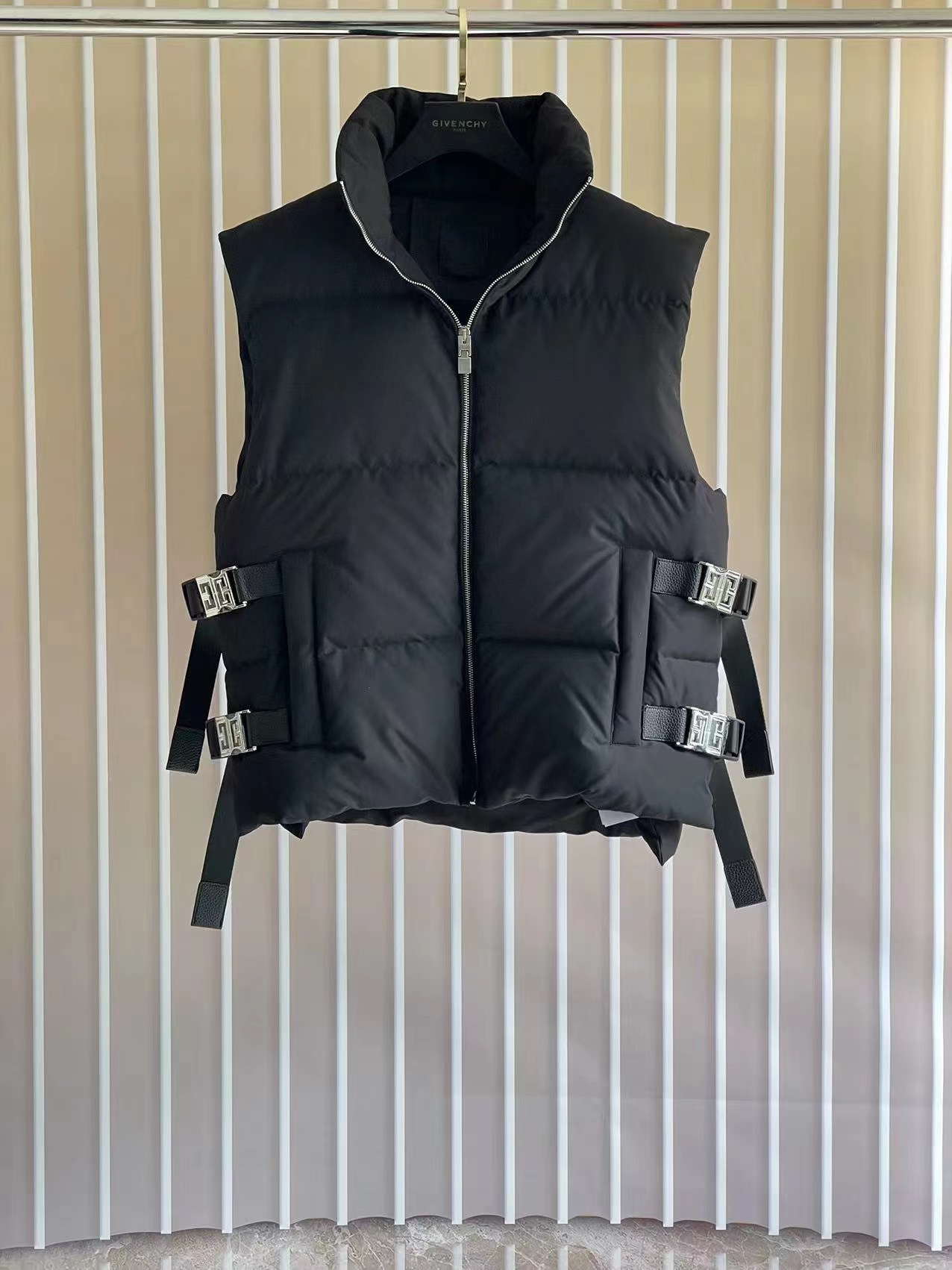 Givenchy 4G Buckle Puffer Vest