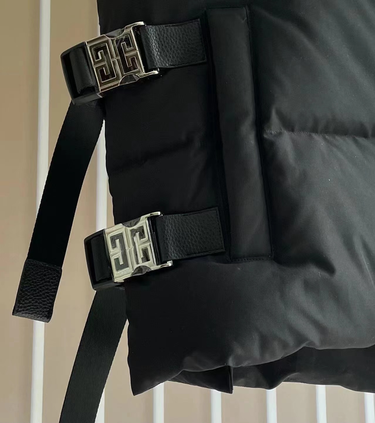 Givenchy 4G Buckle Puffer Vest