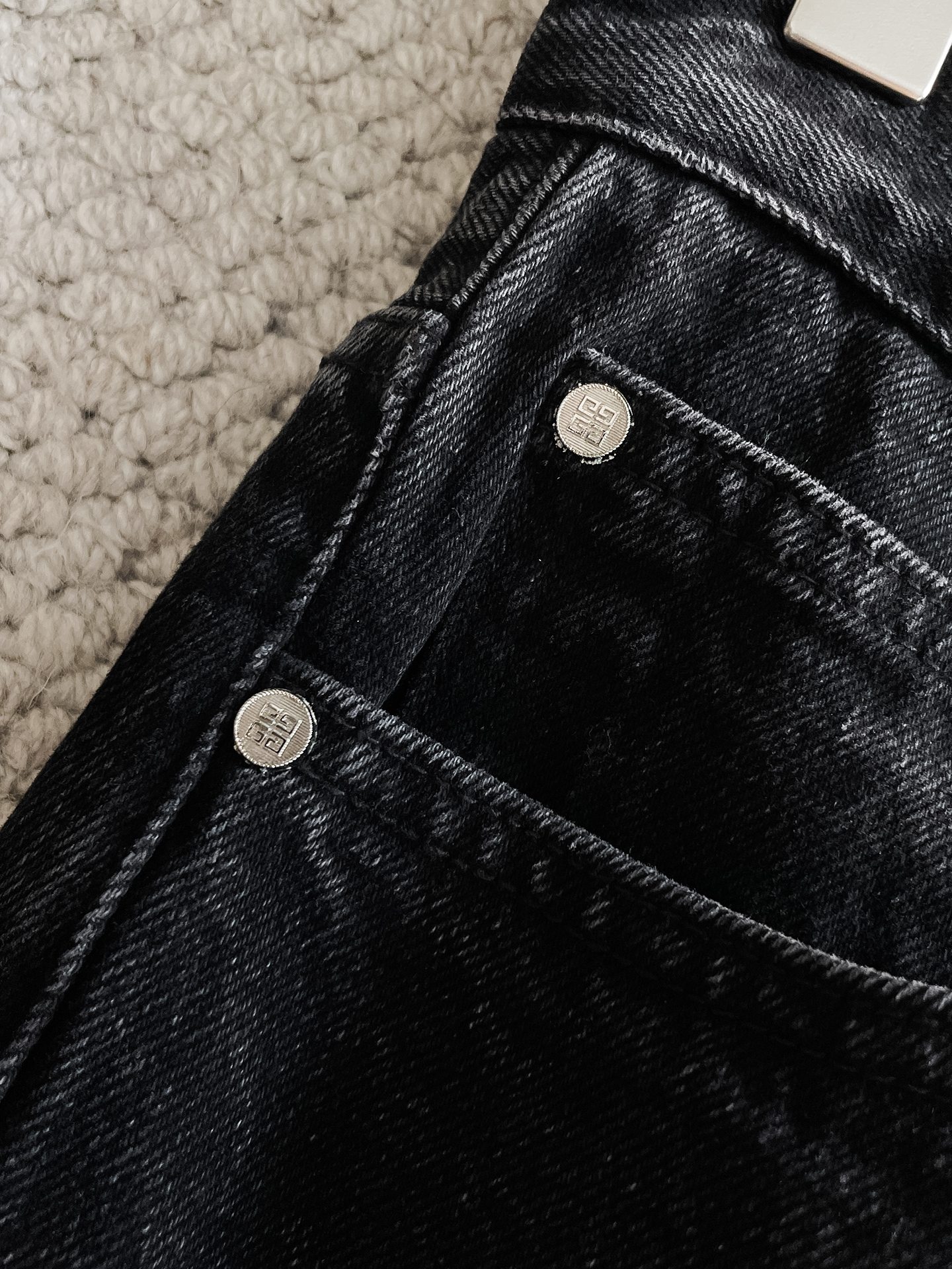 Givenchy Beach Club 52 4G Logo Denim Jeans