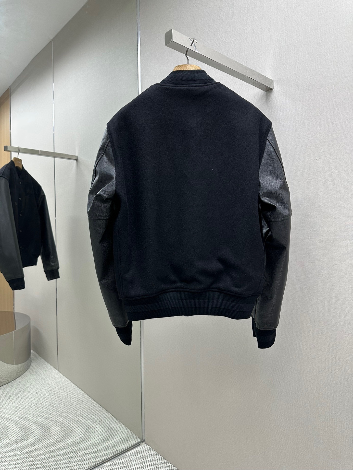 Givenchy Wool & Leather Varsity Jacket