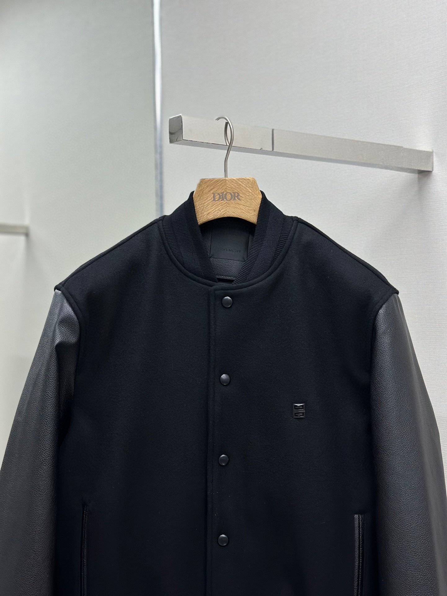 Givenchy Wool & Leather Varsity Jacket