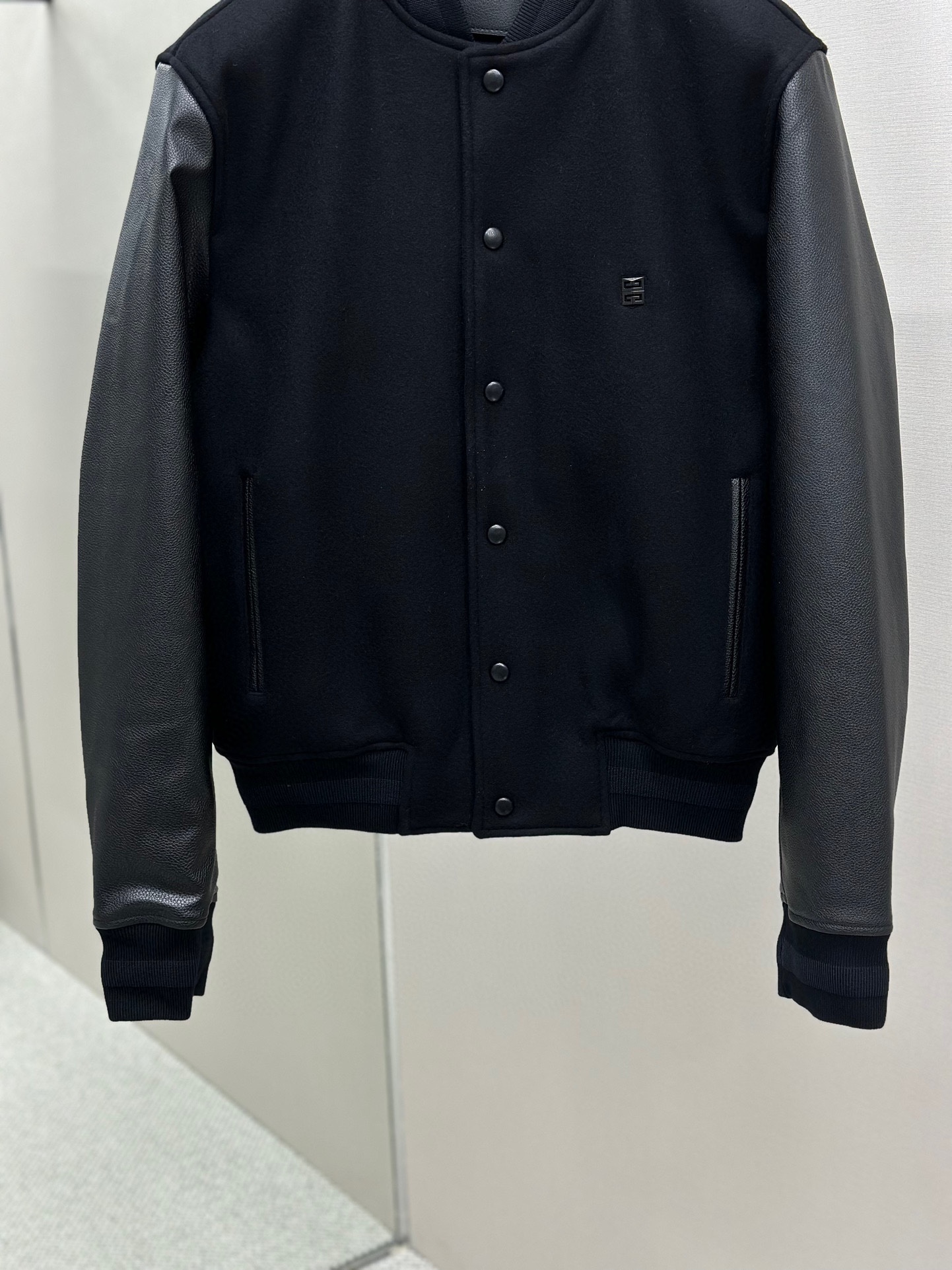 Givenchy Wool & Leather Varsity Jacket