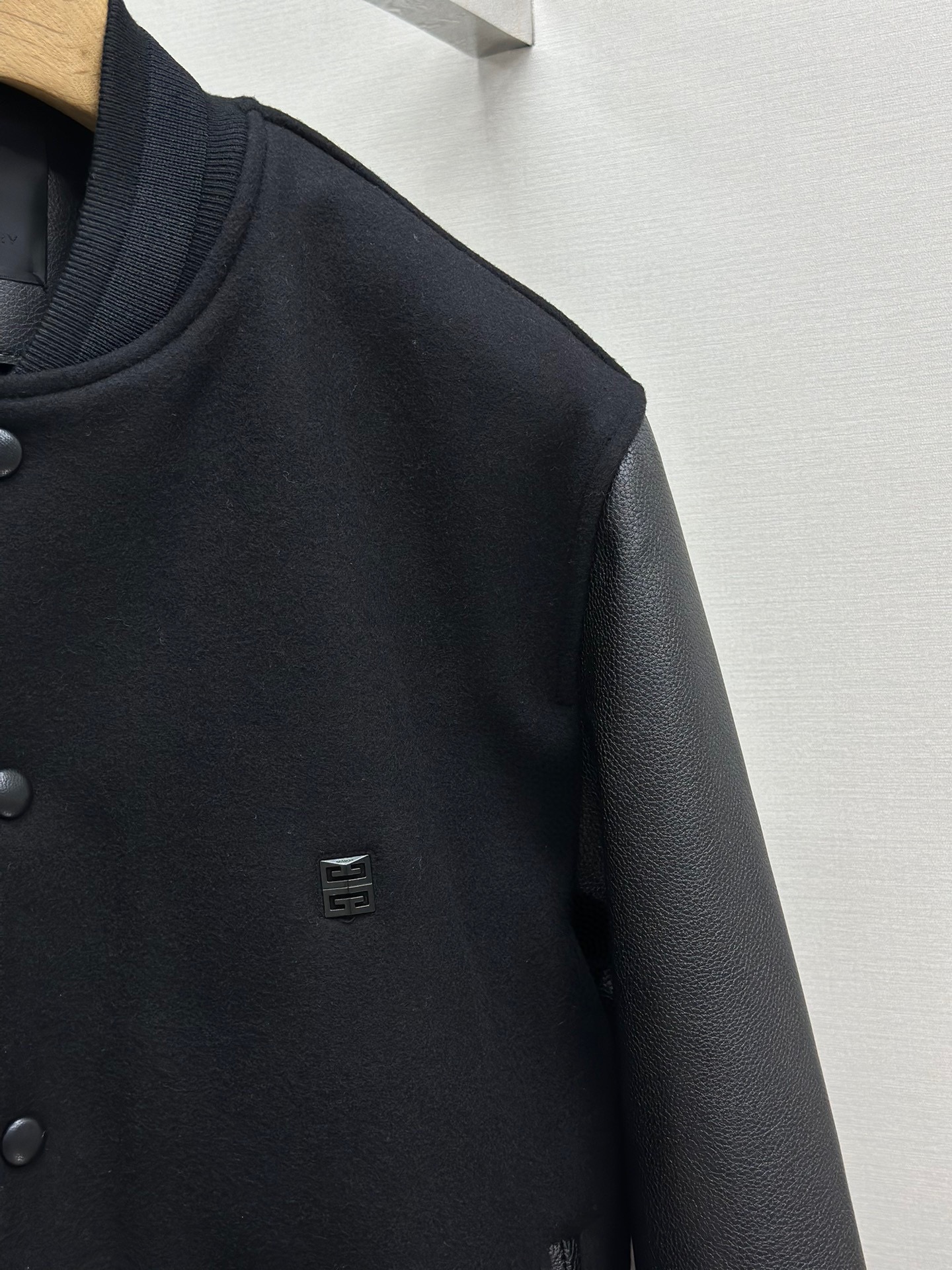 Givenchy Wool & Leather Varsity Jacket