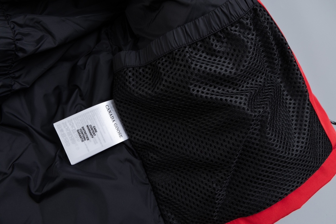 Canada Goose Fur-Lined Collar Multi-Pocket Cold-Resistant Parka Down Jacket