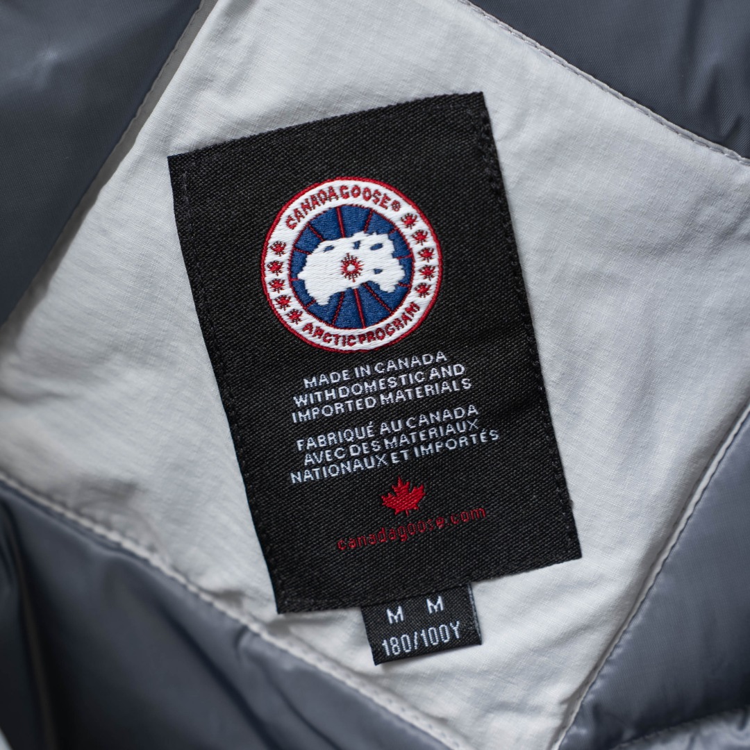 Canada Goose 5079 Single-Zip Sleeve Badge Stand Collar Down Jacket