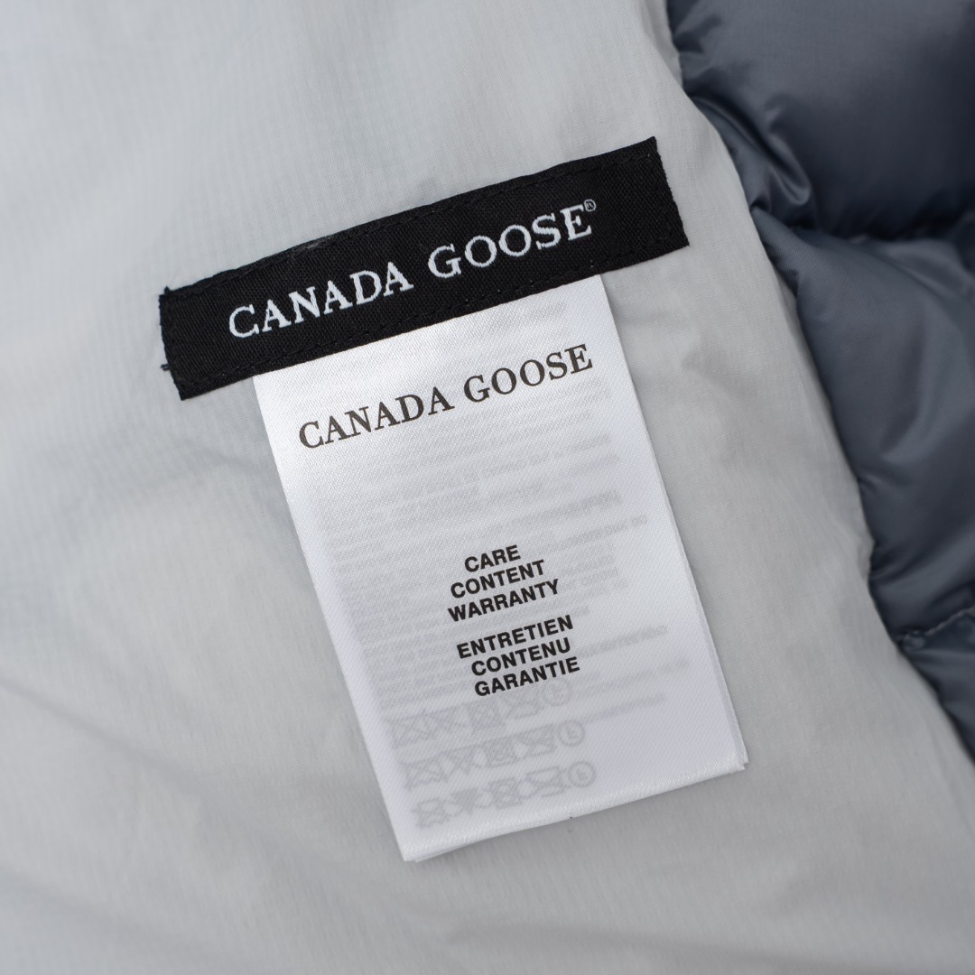 Canada Goose 5079 Single-Zip Sleeve Badge Stand Collar Down Jacket