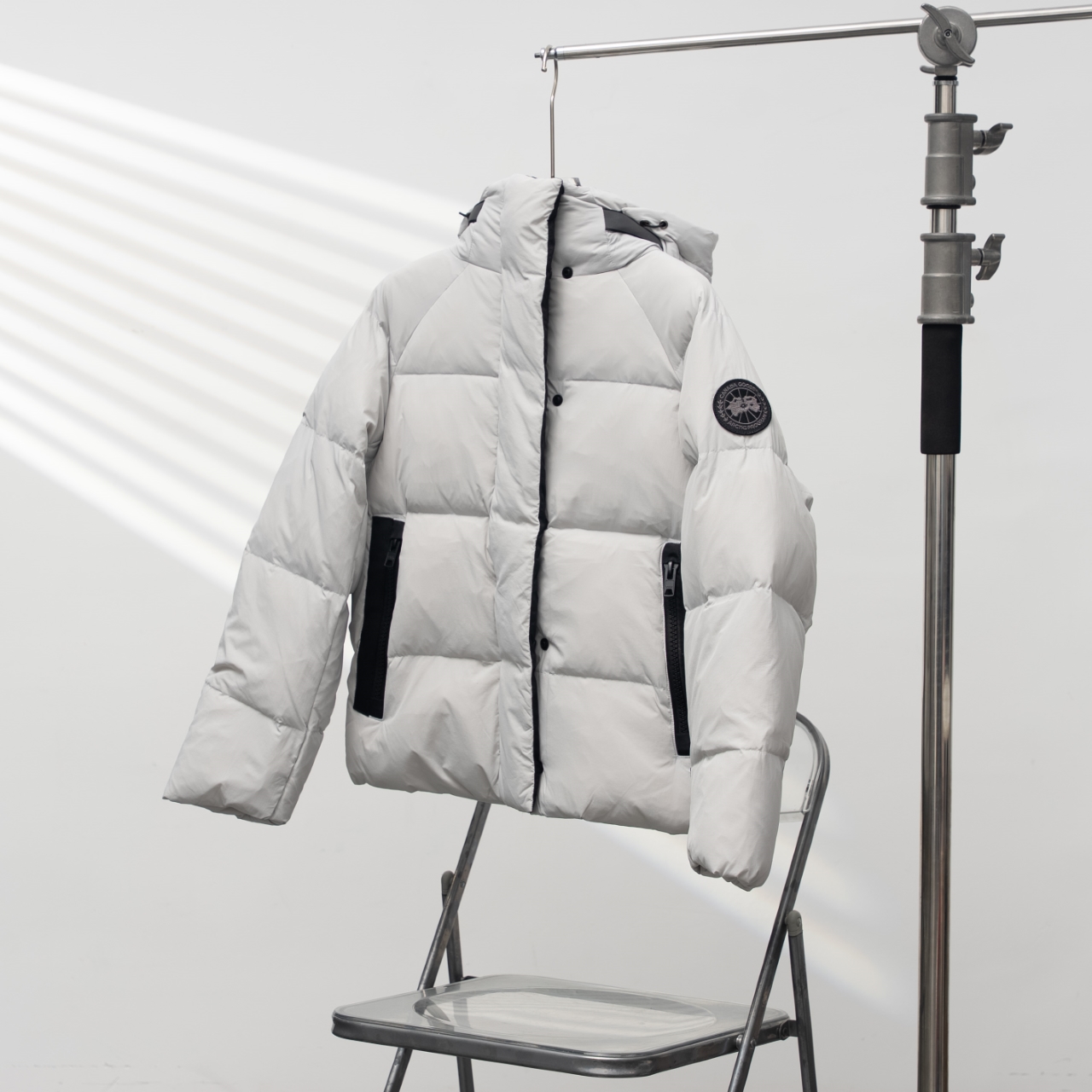 Canada Goose Hooded Down Jacket Worn by Ouyang Nana