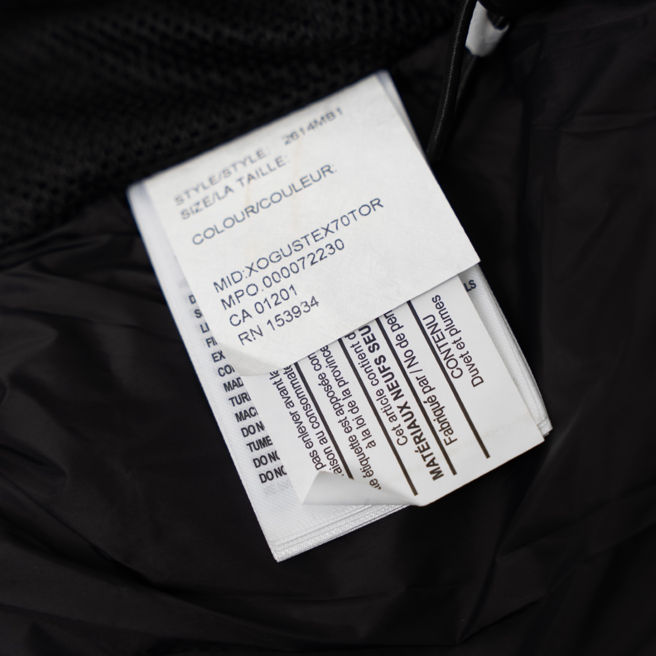 Canada Goose Hooded Down Jacket Worn by Ouyang Nana