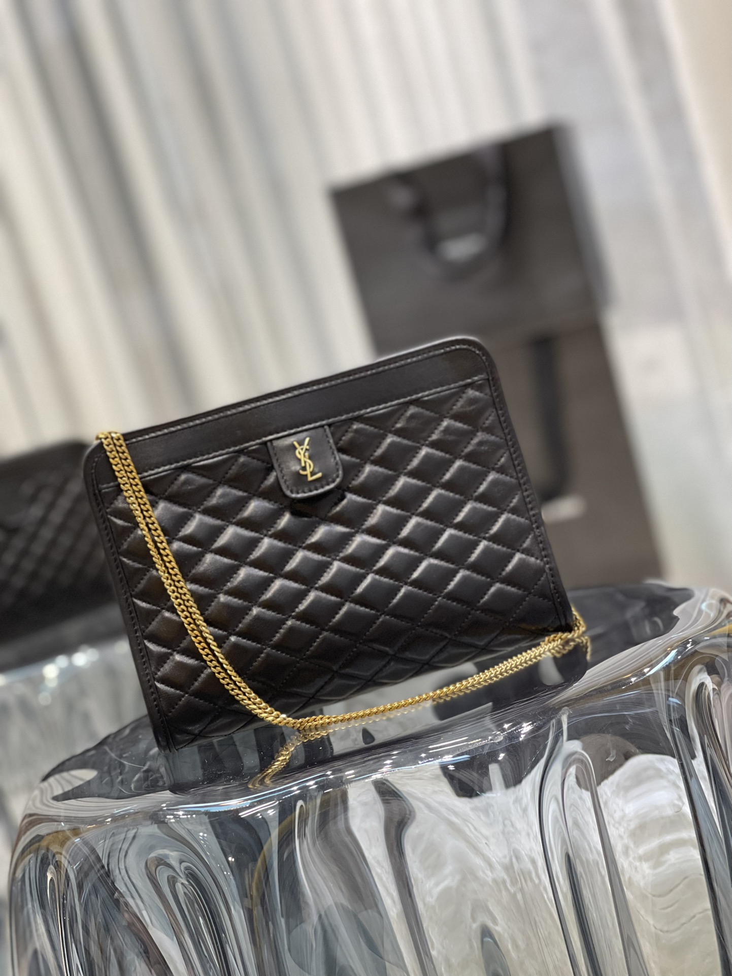 YSL  Pinchouble Bag_Chain/Clutch Style No.: 657361 Dimensions: 23X16X5CM