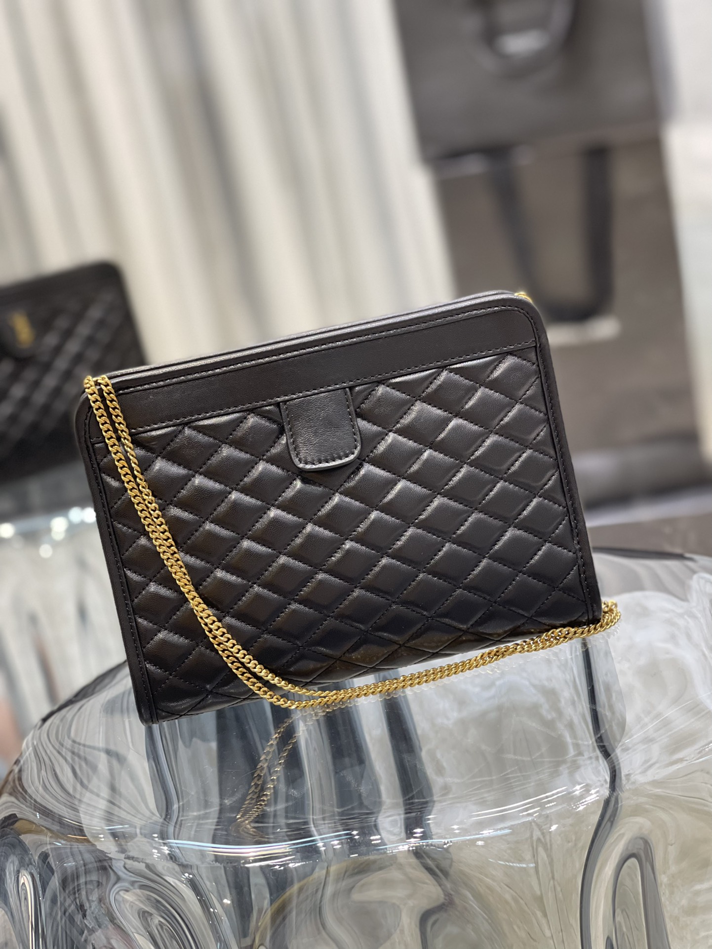 YSL  Pinchouble Bag_Chain/Clutch Style No.: 657361 Dimensions: 23X16X5CM