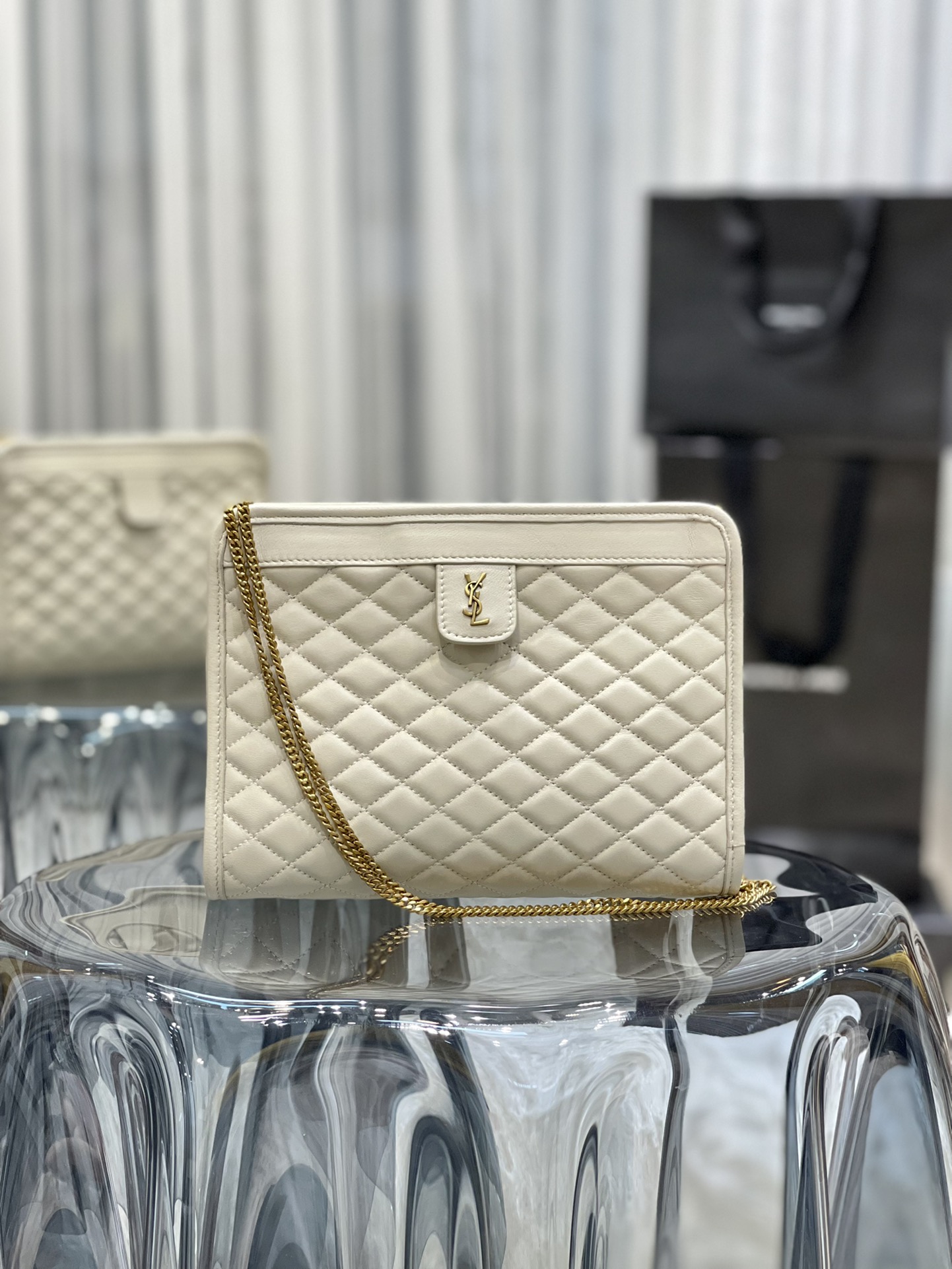 YSL  Pinchouble Bag_Chain/Clutch Style No.: 657361 Dimensions: 23X16X5CM