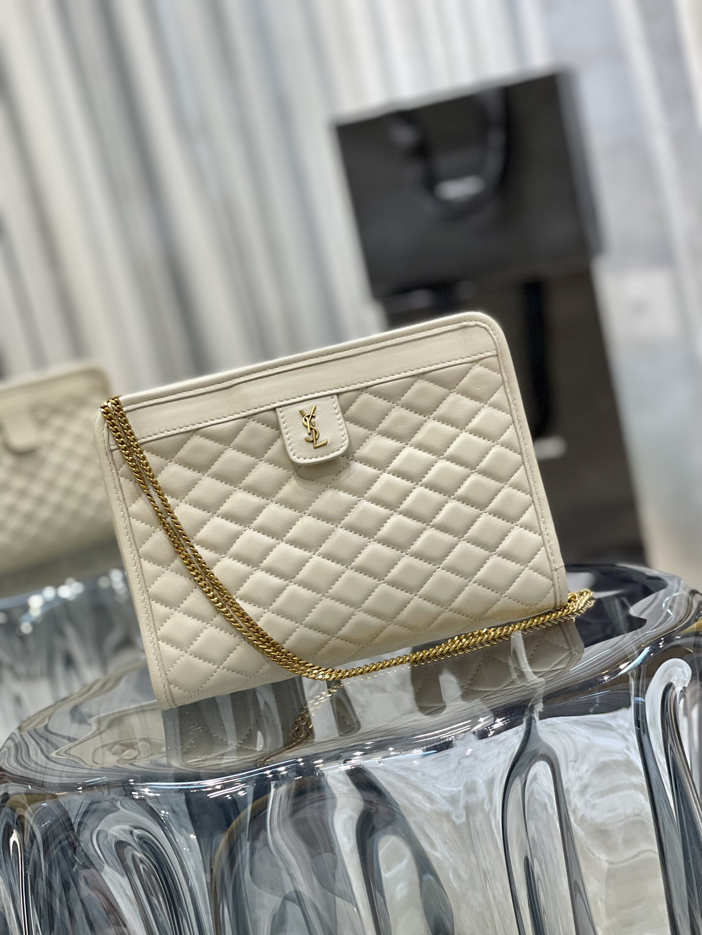 YSL  Pinchouble Bag_Chain/Clutch Style No.: 657361 Dimensions: 23X16X5CM