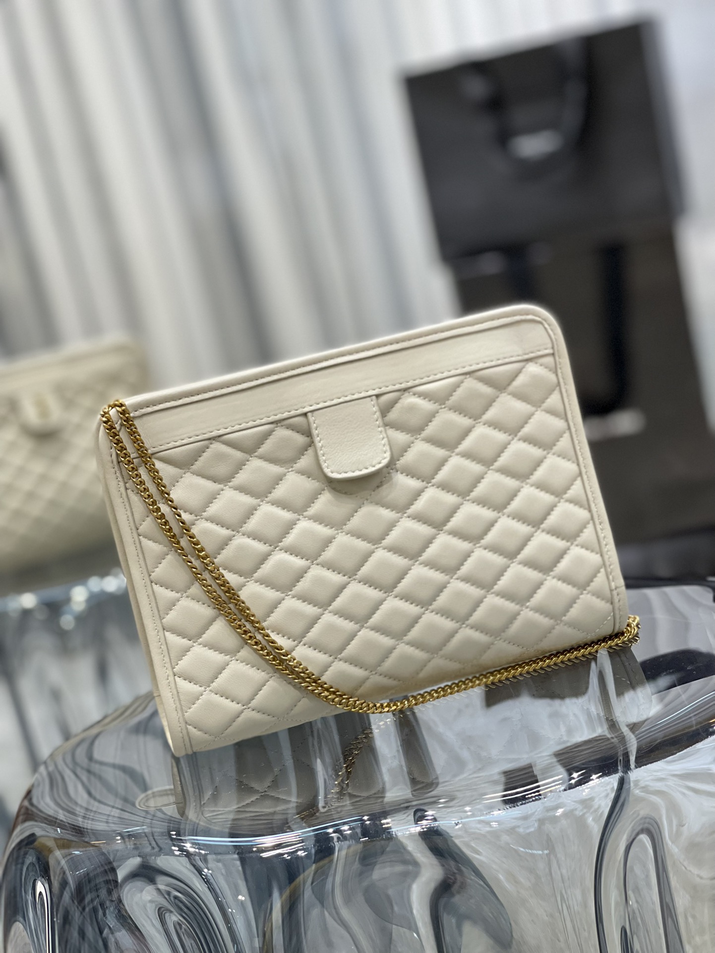 YSL  Pinchouble Bag_Chain/Clutch Style No.: 657361 Dimensions: 23X16X5CM