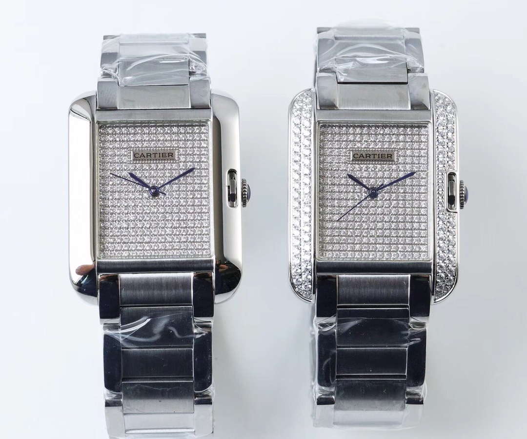 Cartier Tank Stardust Automatic 35mm × 11mm – Premium Stainless Steel Luxury Men’s Watch