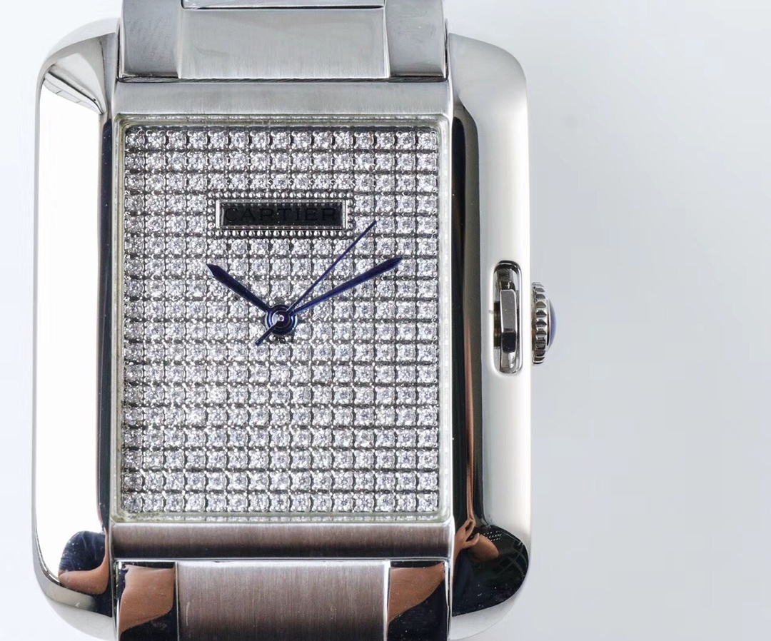 Cartier Tank Stardust Automatic 35mm × 11mm – Premium Stainless Steel Luxury Men’s Watch