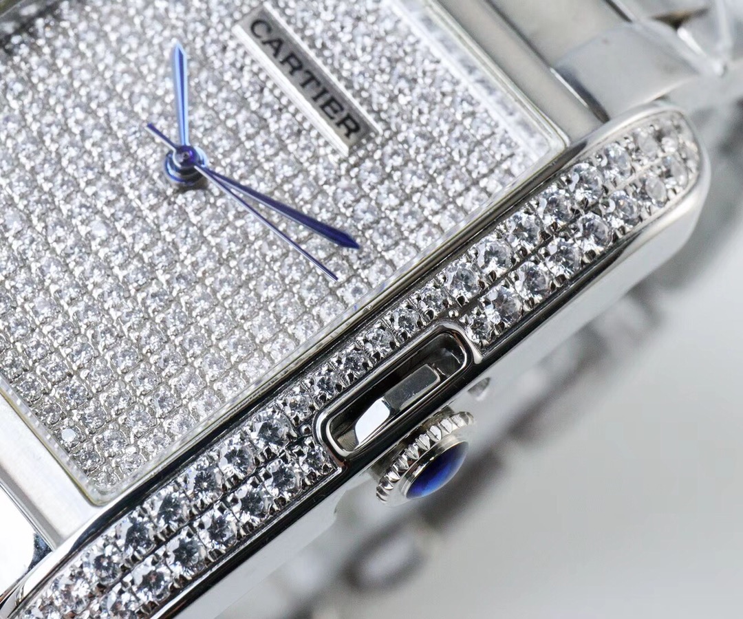 Cartier Tank Stardust Automatic 35mm × 11mm – Premium Stainless Steel Luxury Men’s Watch