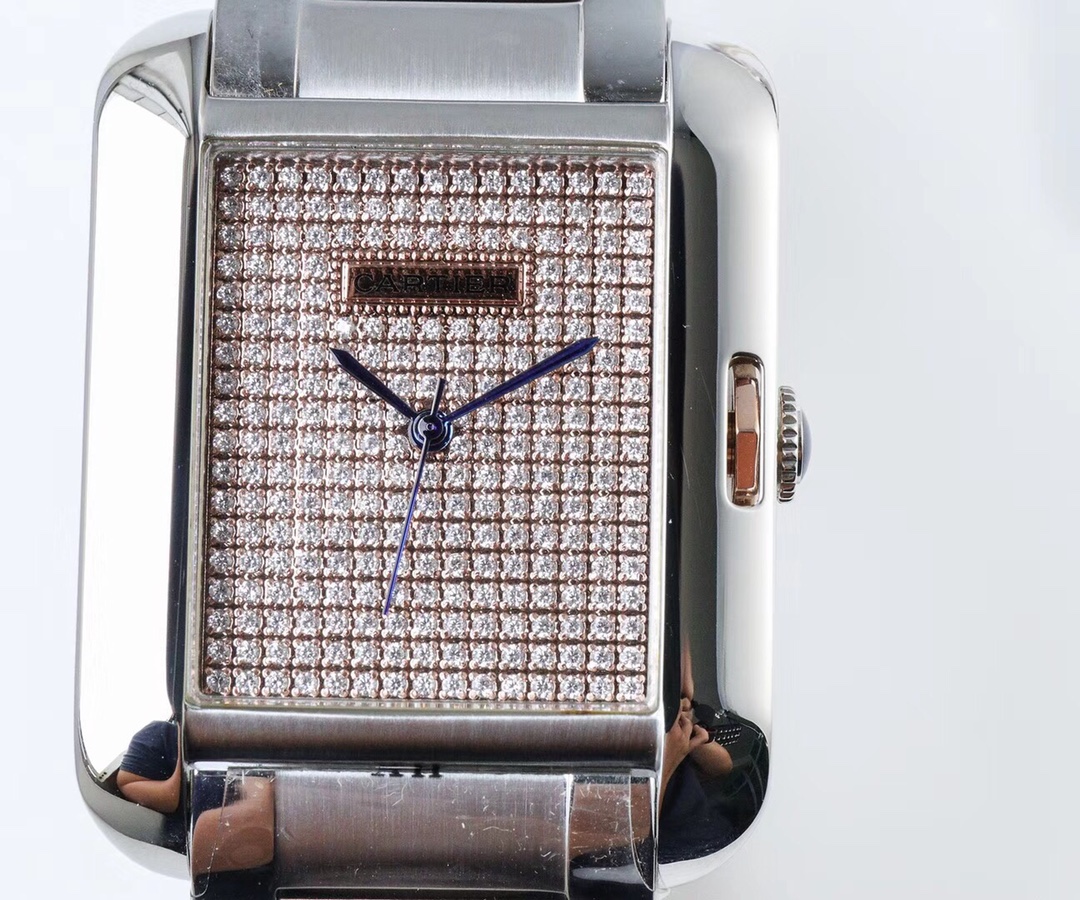 Cartier Tank Stardust Automatic 35mm × 11mm – 316L Steel Luxury Men’s Watch with Sapphire Crystal and Swiss-Level Waterproof Design