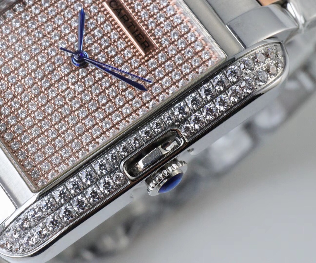 Cartier Tank Stardust Automatic 35mm × 11mm – 316L Steel Luxury Men’s Watch with Sapphire Crystal and Swiss-Level Waterproof Design