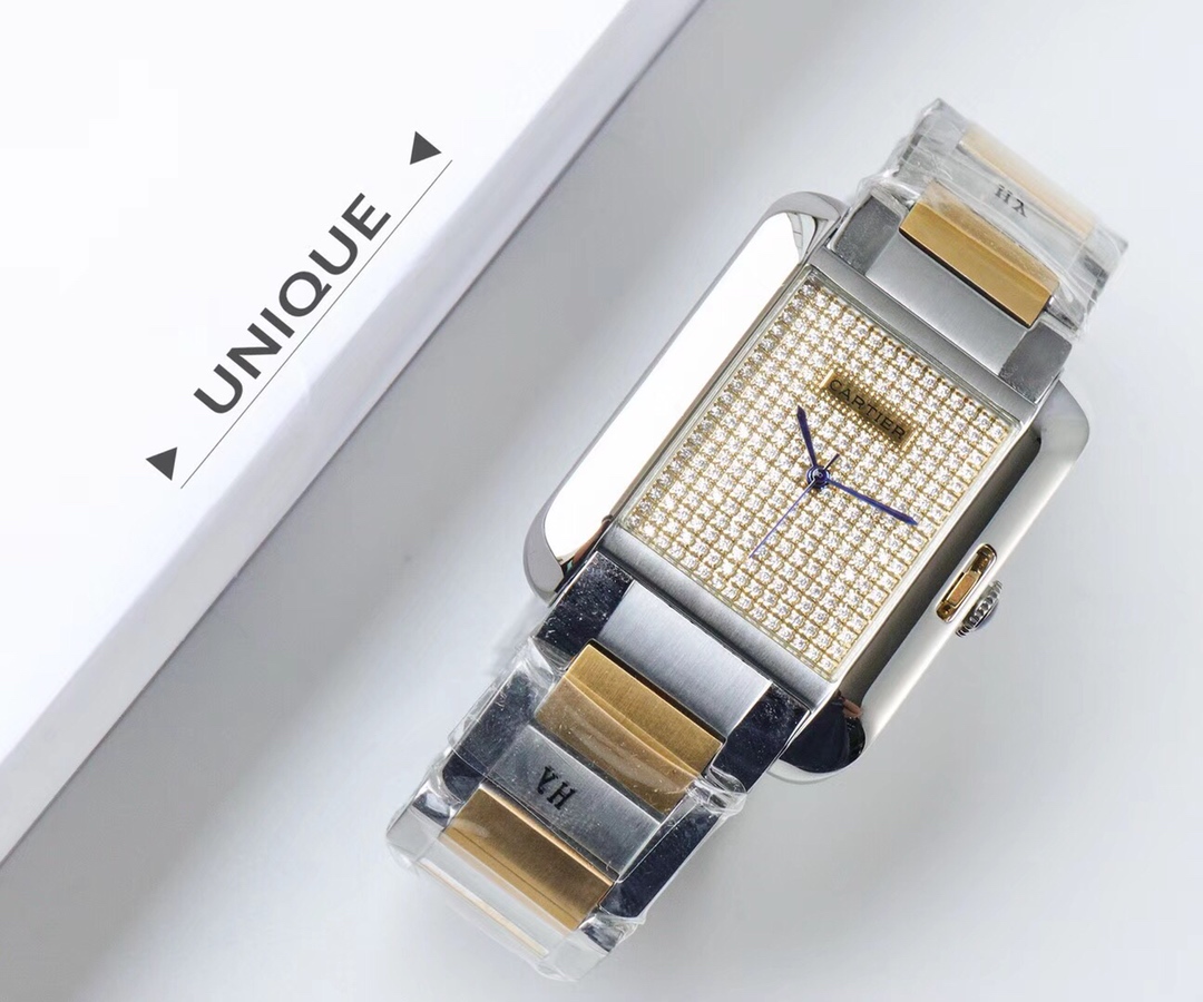 Cartier Tank Stardust Automatic 35mm × 11mm – 316L Steel Men’s Watch with Sapphire Crystal, Exhibition Caseback, and Swiss-Grade Waterproof Performance