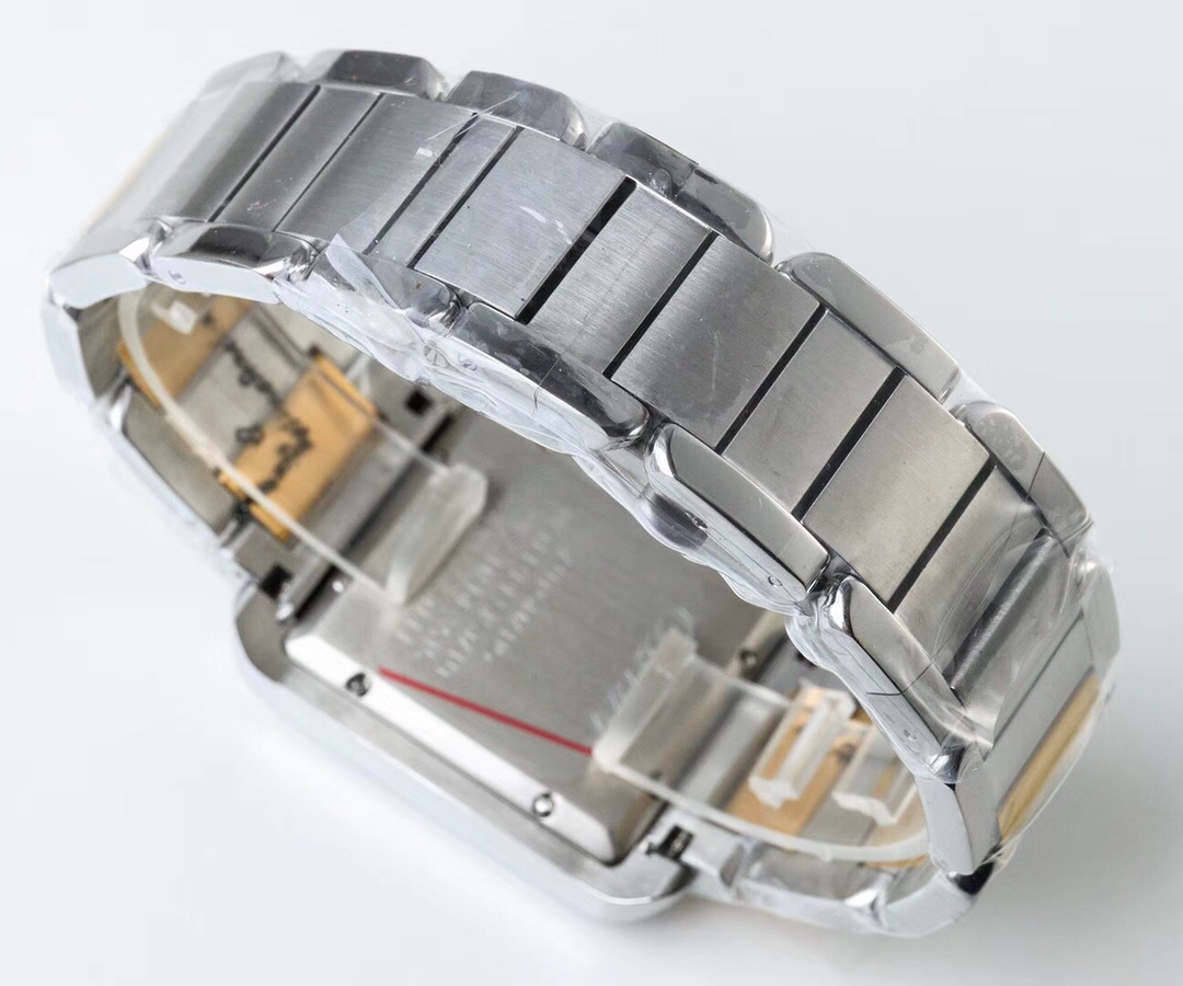 Cartier Tank Stardust Automatic 35mm × 11mm – 316L Steel Men’s Watch with Sapphire Crystal, Exhibition Caseback, and Swiss-Grade Waterproof Performance