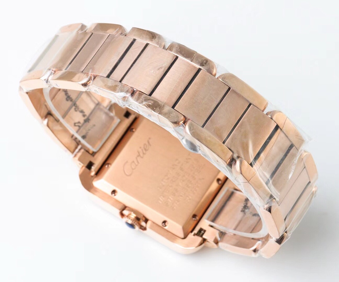 Cartier Tank Stardust Automatic 35mm × 11mm – 316L Steel Men’s Watch with Sapphire Crystal, Exhibition Back, and Swiss-Grade Waterproof Craftsmanship