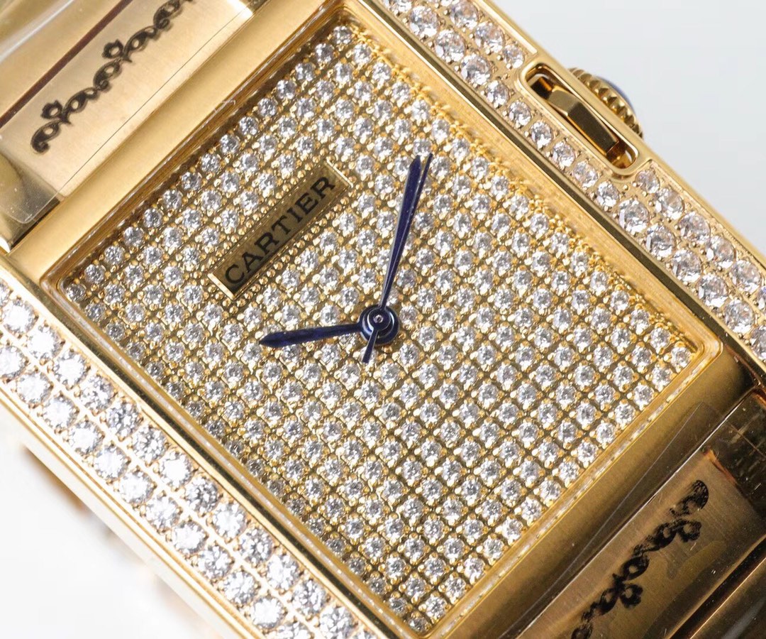 Cartier Tank Stardust Automatic 35mm × 11mm – Luxury 316L Steel Men’s Watch with Sapphire Crystal, Open Caseback & Enhanced Waterproof Performance