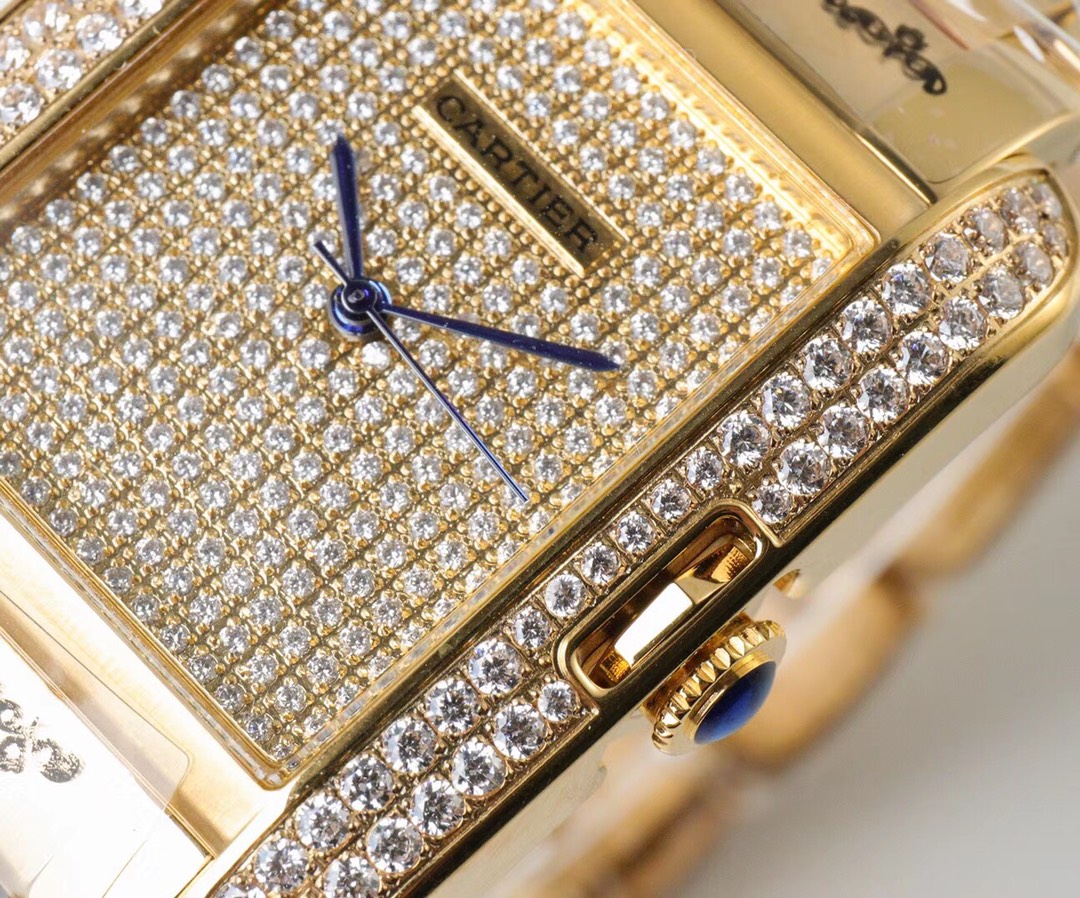 Cartier Tank Stardust Automatic 35mm × 11mm – Luxury 316L Steel Men’s Watch with Sapphire Crystal, Open Caseback & Enhanced Waterproof Performance