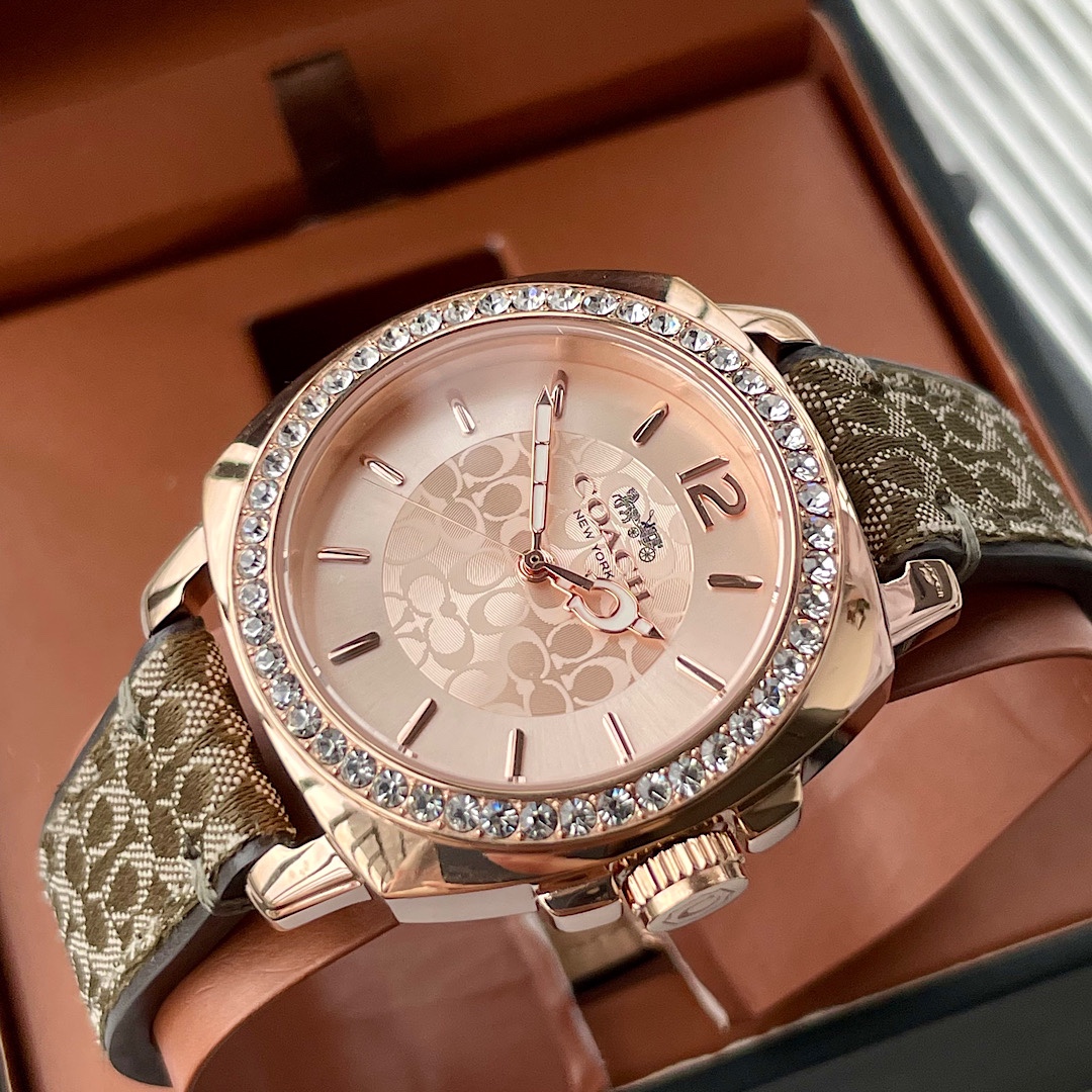 Coach Women's Boyfriend Quartz Gold Watch 14503150