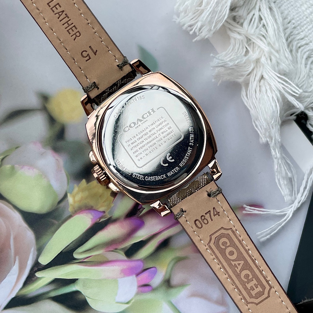 Coach Women's Boyfriend Quartz Gold Watch 14503150