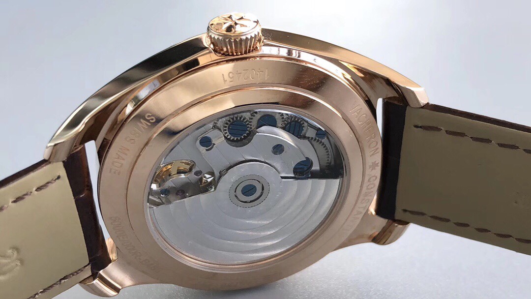VACHERON CONSTANTIN Rose Gold Tourbillon Mother-of-Pearl Dial Men's Luxury Mechanical Watch Size: 41mm (diameter) * 13mm (thickness)