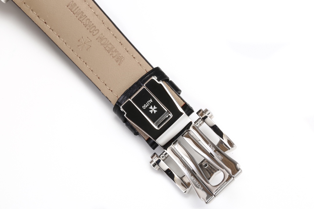 Vacheron Constantin Malte Tourbillon Watch - Platinum Tonneau Case, Manual Winding, Open Tourbillon Dial, Black Alligator Strap