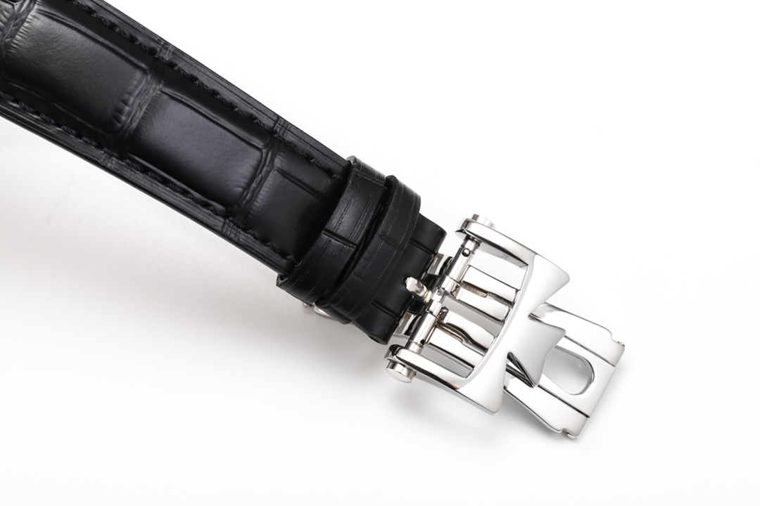 Vacheron Constantin Malte Tourbillon Watch - Platinum Tonneau Case, Manual Winding, Open Tourbillon Dial, Black Alligator Strap