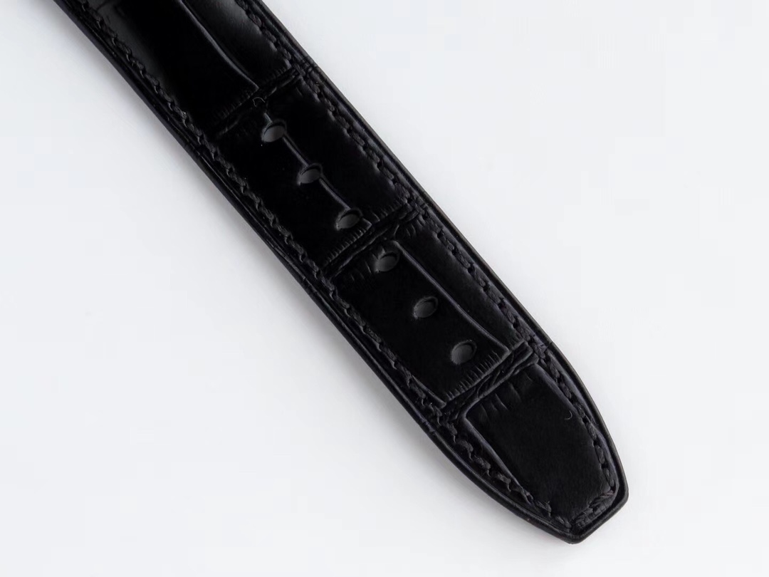 AUDEMARS PIGUET Jules Audemars Watch - 39mm Stainless Steel Case, Black Alligator Strap, Black Dial, Date Display