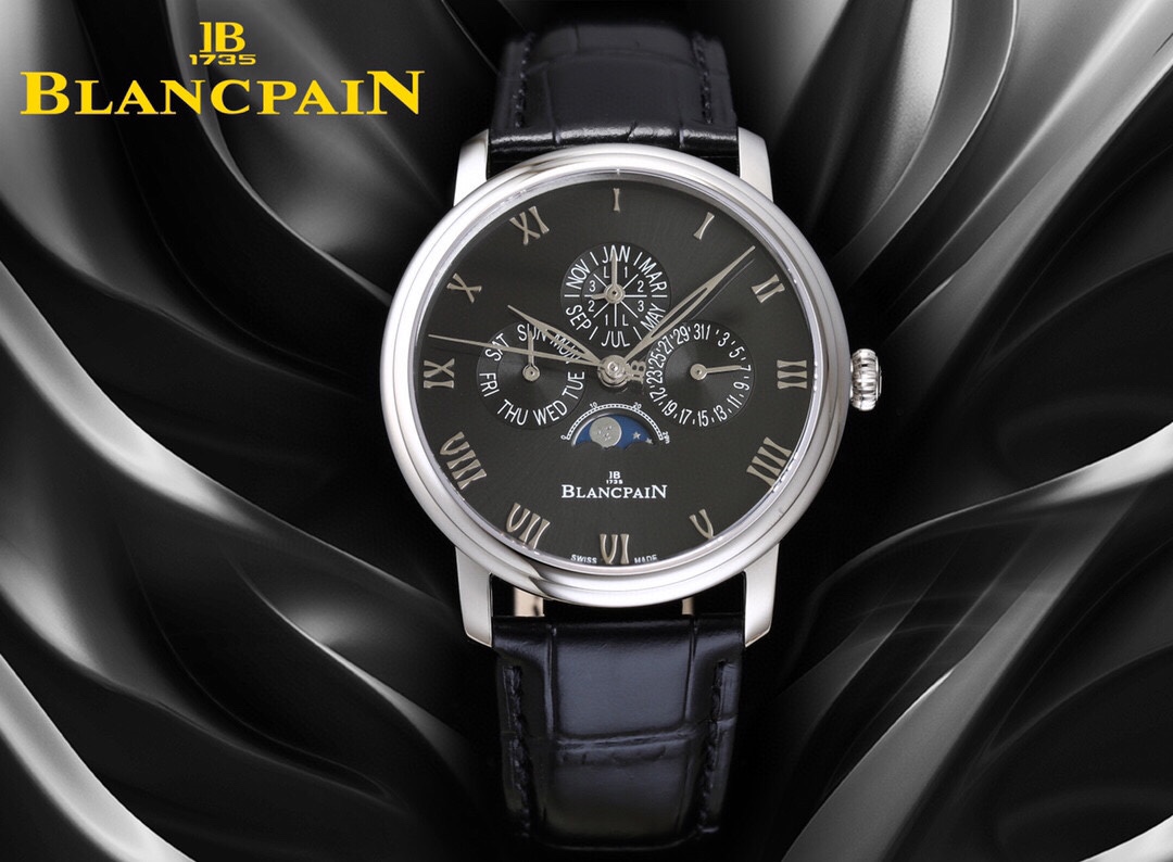 Blancpain Classic Collection 6656 Automatic Mechanical Watch, 42mm case diameter