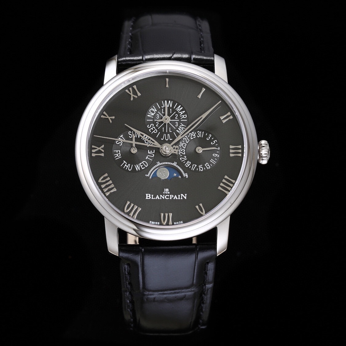 Blancpain Classic Collection 6656 Automatic Mechanical Watch, 42mm case diameter