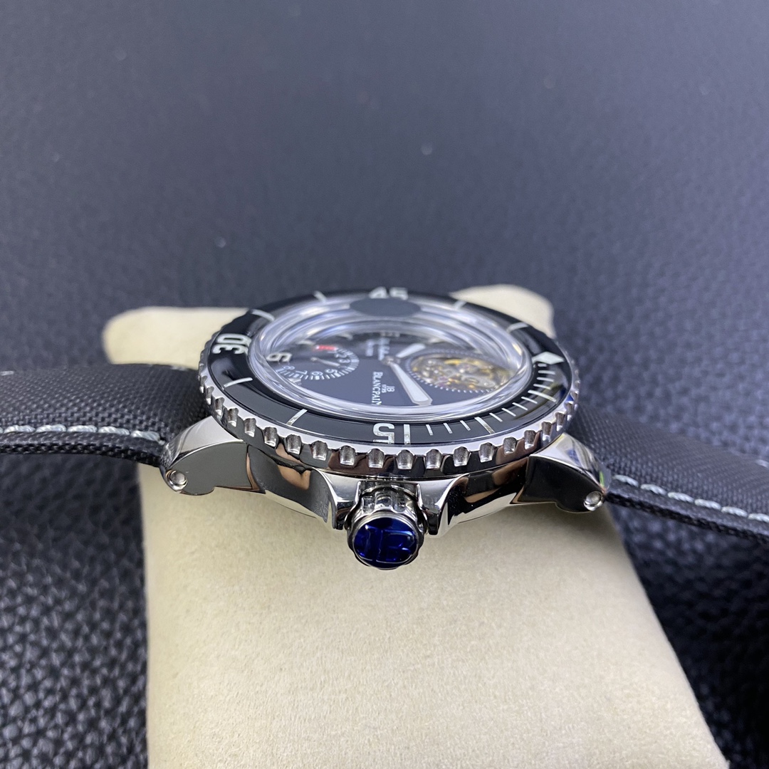 Blancpain Fifty Fathoms Tourbillon Automatic Mechanical Watch - 42mm Case, High Water Resistance, Swiss Made