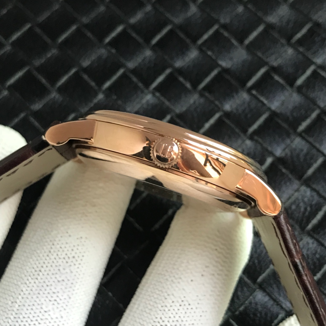 Blancpain Automatic Watch - Rose Gold Case, Enamel Dial, Day-Date Function, Swiss Made