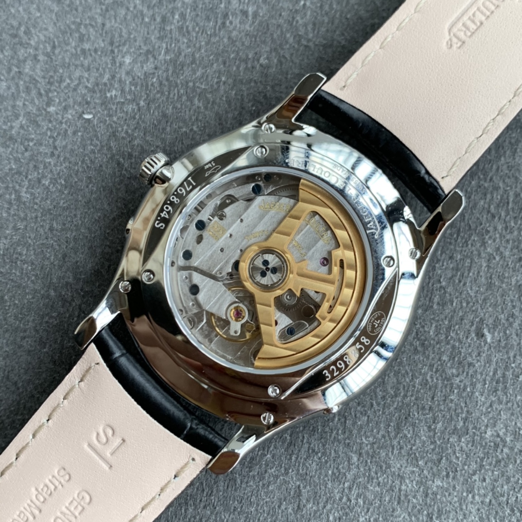 aeger-LeCoultre Master Ultra Thin Moon Phase Dress Watch for Men (Model Q1368420) - 39mm Case Diameter, 9.9mm Thickness