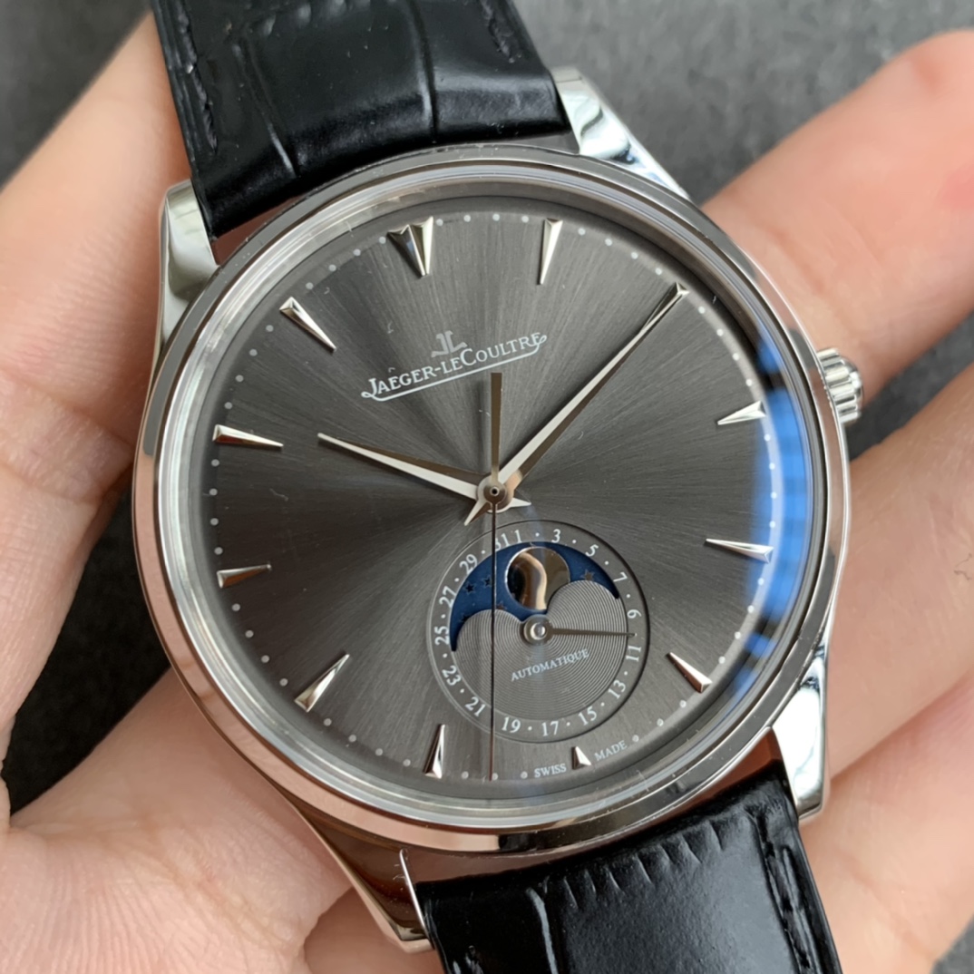 Jaeger-LeCoultre Master Ultra Thin Moon Phase Men's Dress Watch (Q1368420) - 39mm x 9.9mm Case