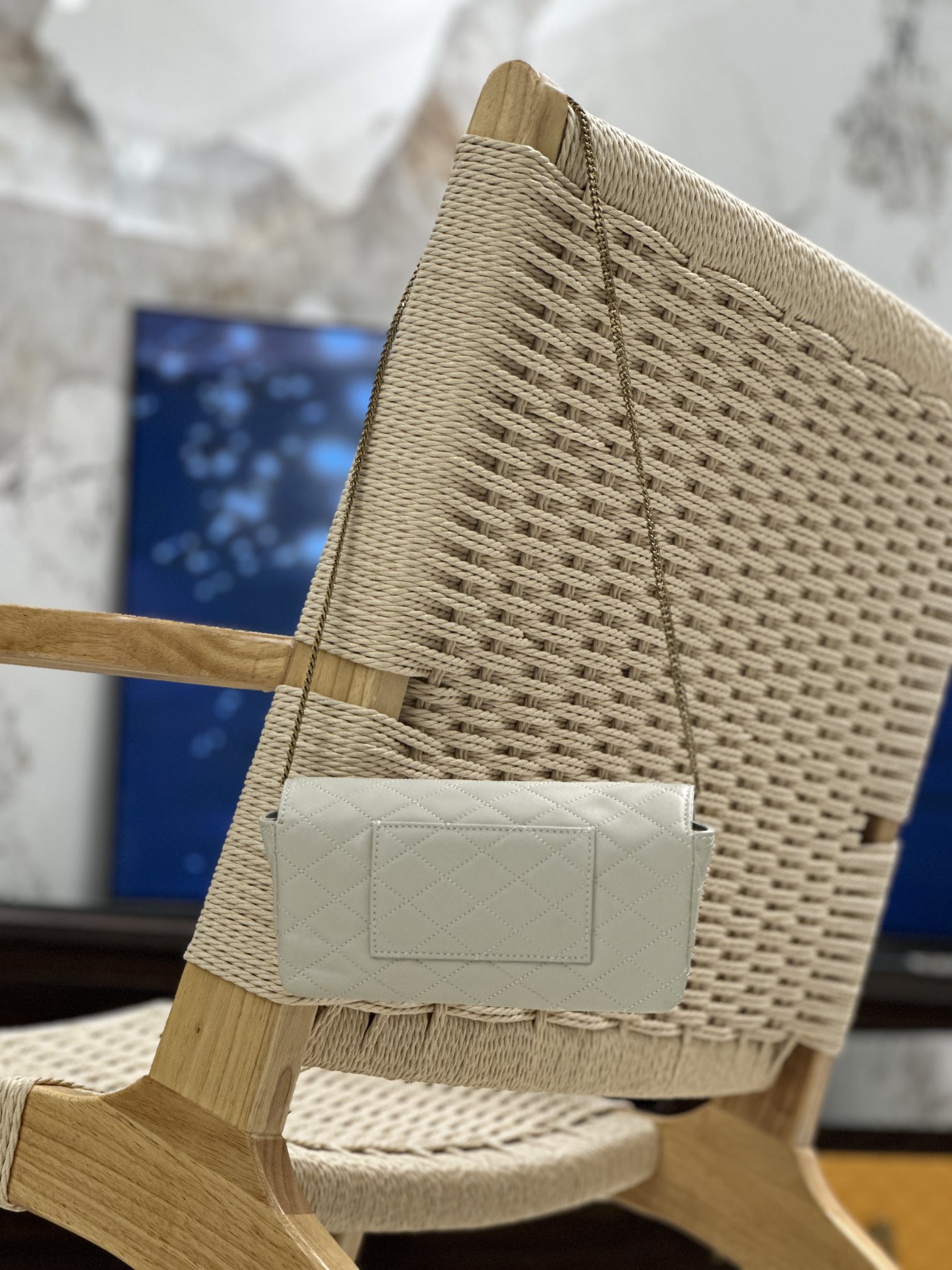 YSL Gaby Phone Case/Chain Bag Model: 742579 Dimensions: 19×10×4.5cm Shoulder Strap Length: 51cm